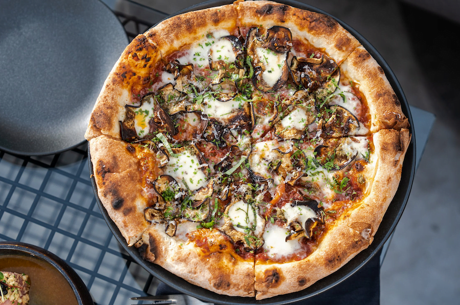 Pizza at the Mitre in Richmond